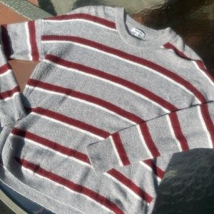 madewell alpaca wool striped sweater